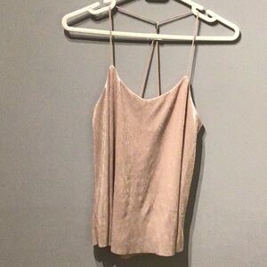Pink Shimmery Tank Top by Express